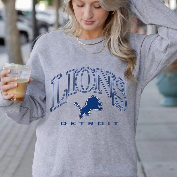 Tops - Detroit Lions Crewt-shirt Detroit Lions 1999 Sweater